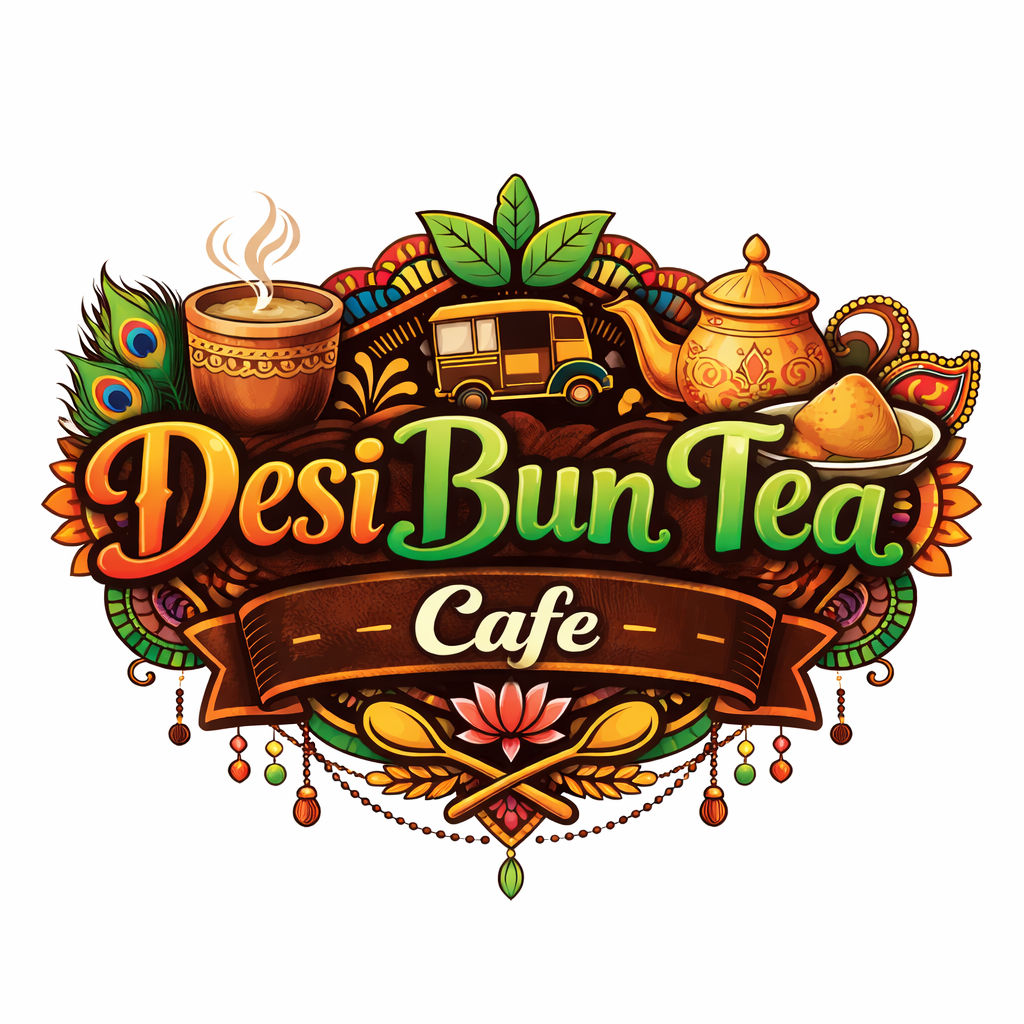 Desi Bun Tea Cafe logo